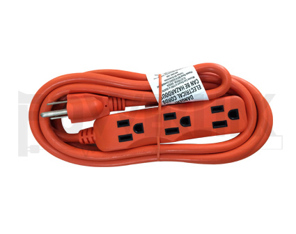 3-Outlet Utility Extension cord 