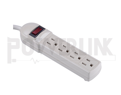 4 Outlets Surge Protector Power Strip