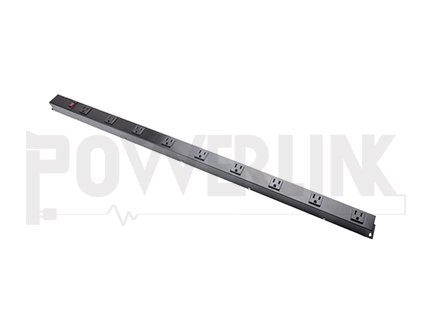 9 OUTLETS RACK-MOUNT PDU, METAL HOUSING SURGE PROTECTOR POWER STRIP