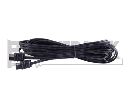 2 PIN FLAT WIRE HARNESS BLACK