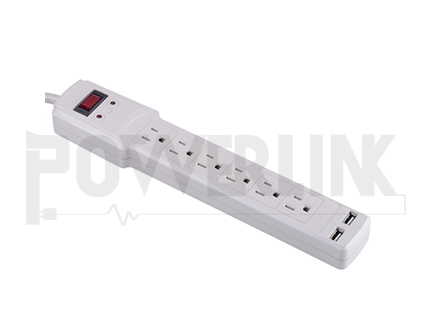 USB 6 OUTLET POWER STRIP