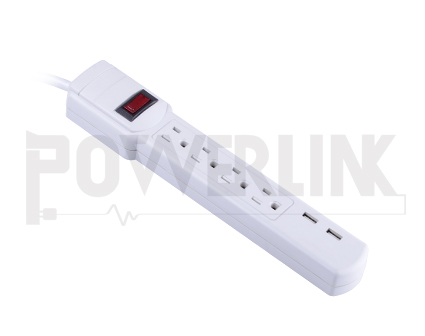 USB 4 OUTLET POWER STRIP