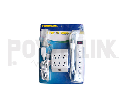 4PCS COMBO PACK POWER STRIP