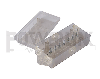 CLEAR 6/7 WAY JUNCTION BOX