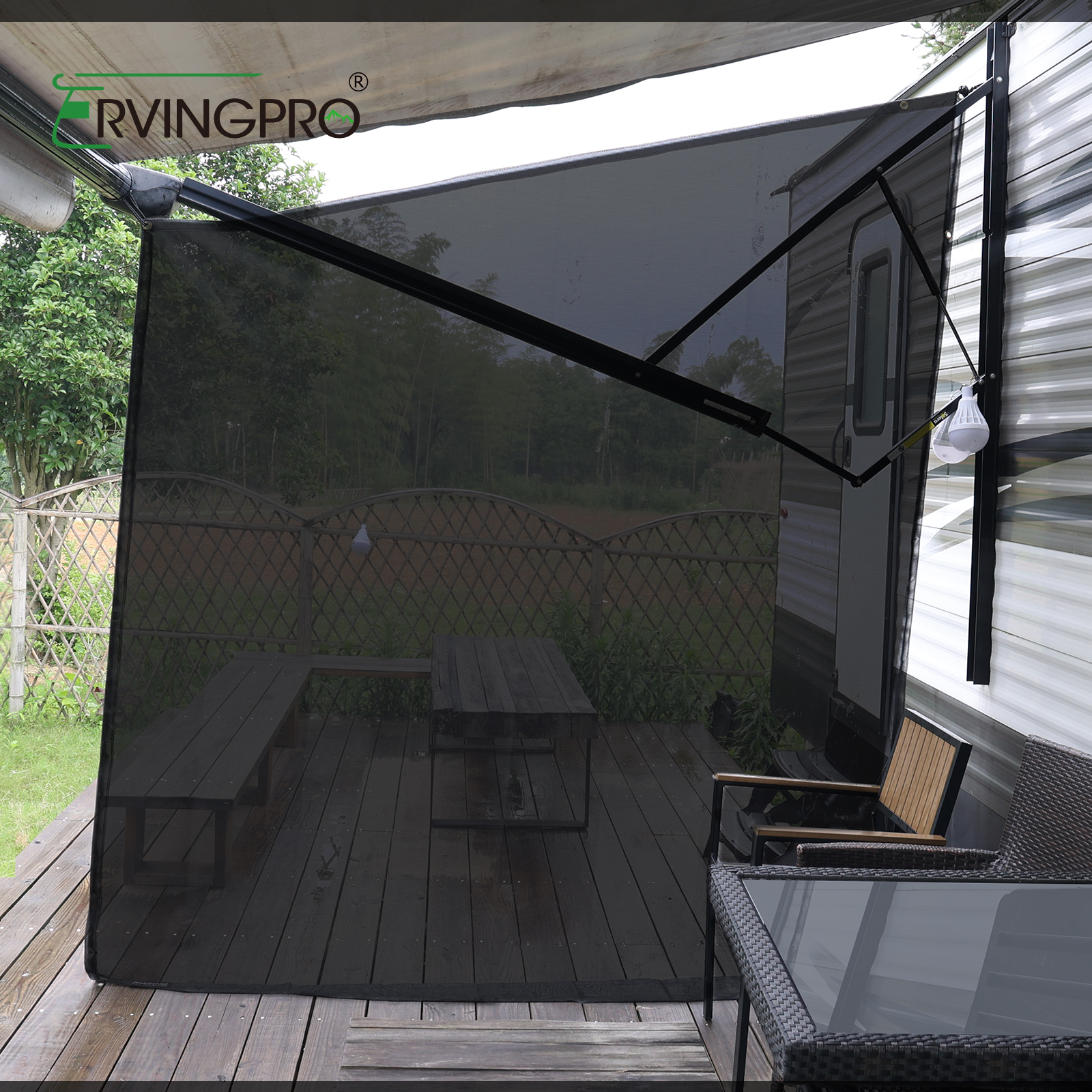 RV Awning Side Shade Kit 7'x9’